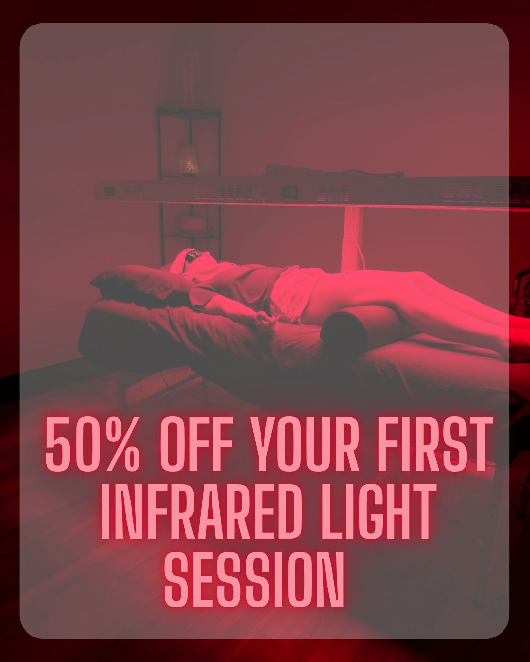 Infrared red light therapy special